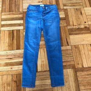 Skinny denim mid rise